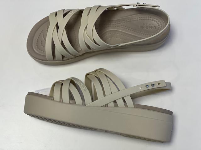 Босоножки Crocs Brooklyn Strappy р. W9/EUR 39-40 Bone (13564246) - фото 7