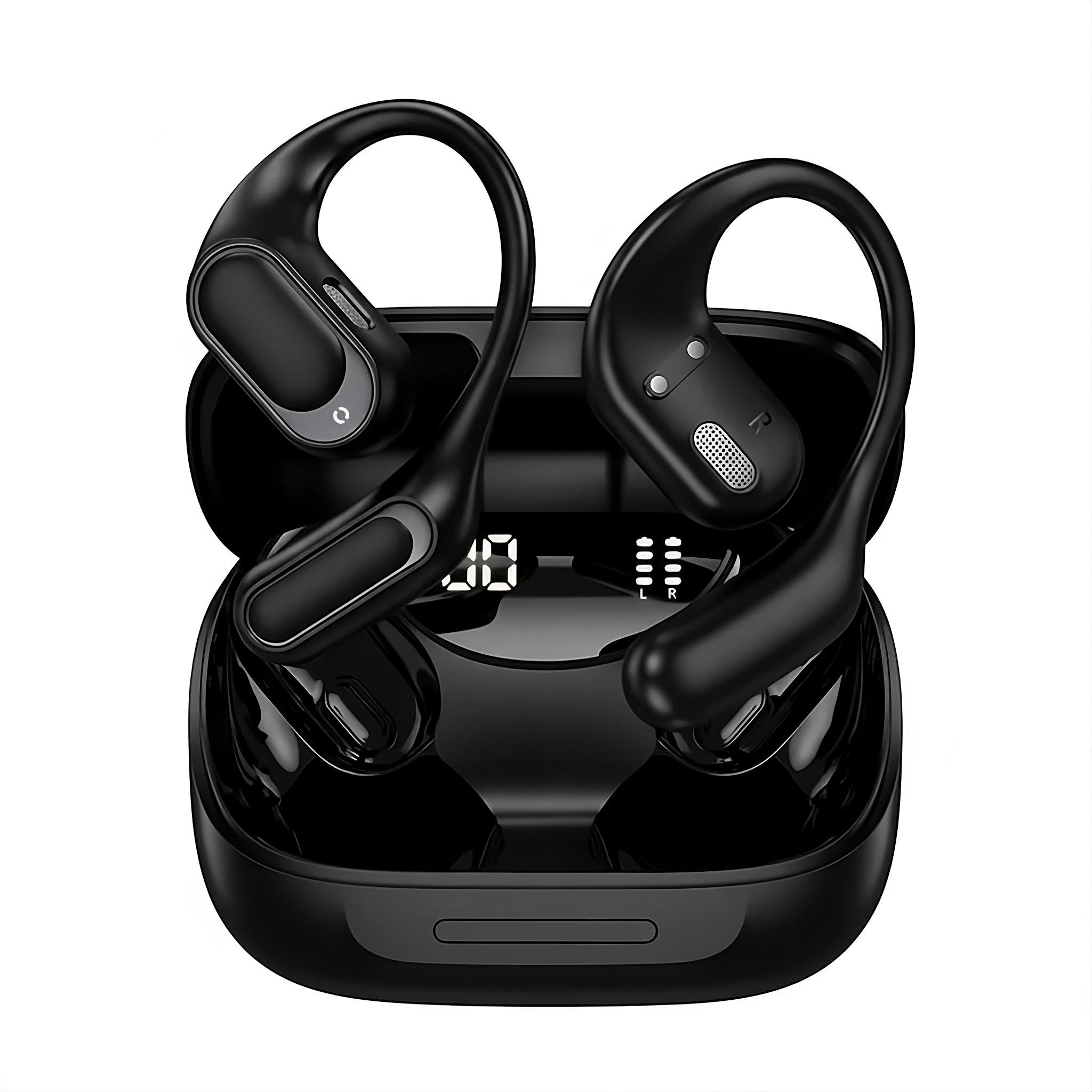 Навушники бездротові Hoco EA11 з відкритою конструкцією та фіксацією за вухом Чорний (30872096)