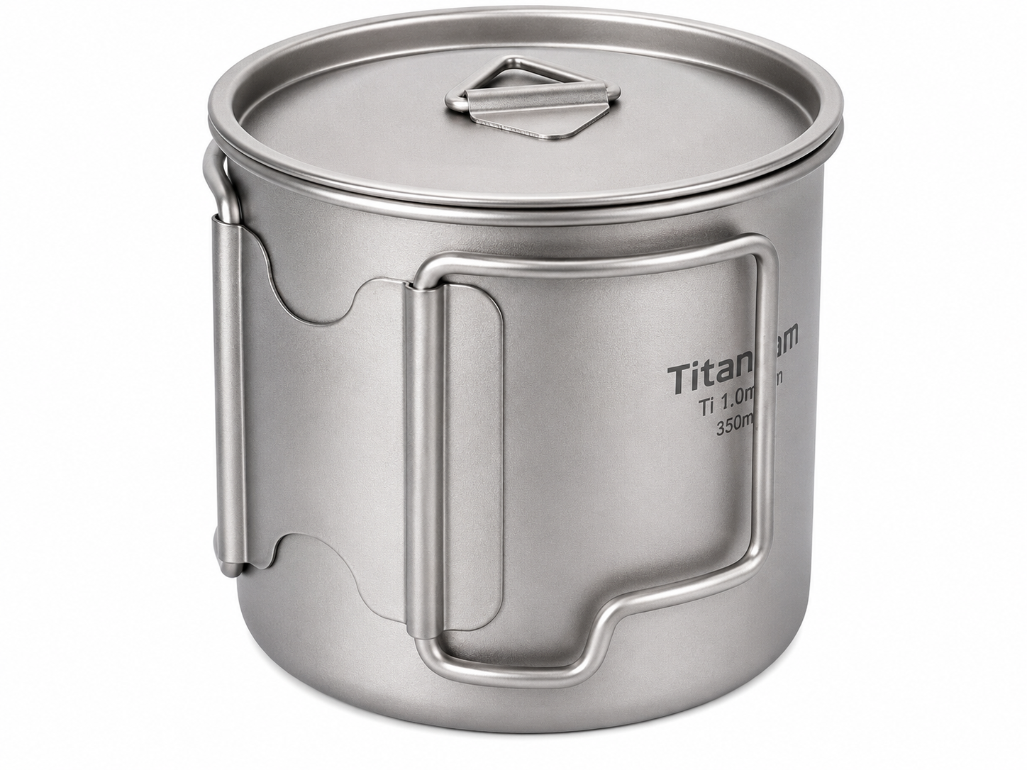 Кружка туристическая Tiartisan титановая с крышкой 350 мл (35556628)