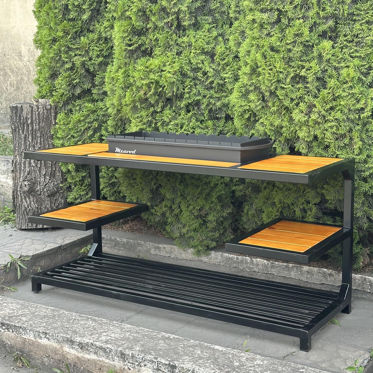 Мангал Mzavod Одін в стилі LOFT на 12 шампурів 4 мм (2696702296)