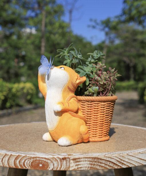 Кашпо-органайзер Котик 16х11 см