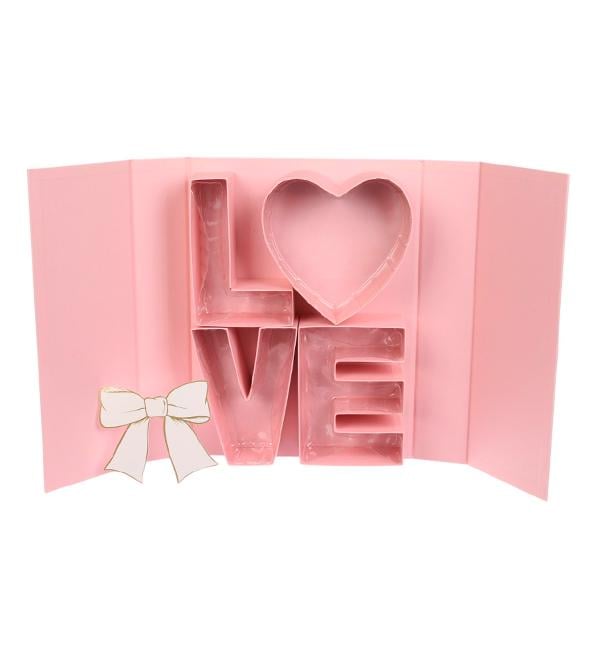 Подарочная коробка Love 37х27х7 см Розовый (36225951) Подарочная коробка Love 37х27х7 см Розовый (36225951)