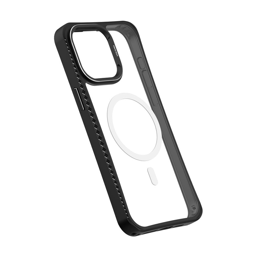 Чохол для iPhone 15 Pro Max із магнітом MagSafe VOKAMO Ice Glass Black - фото 2