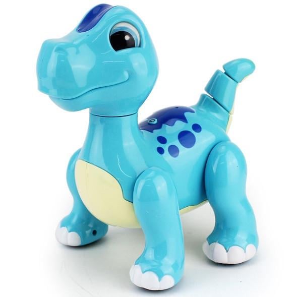 Радиоуправляющая игрушка ZHORYA Intelligent Dinobots игрушечный динозавр Голубой (SUN6407)