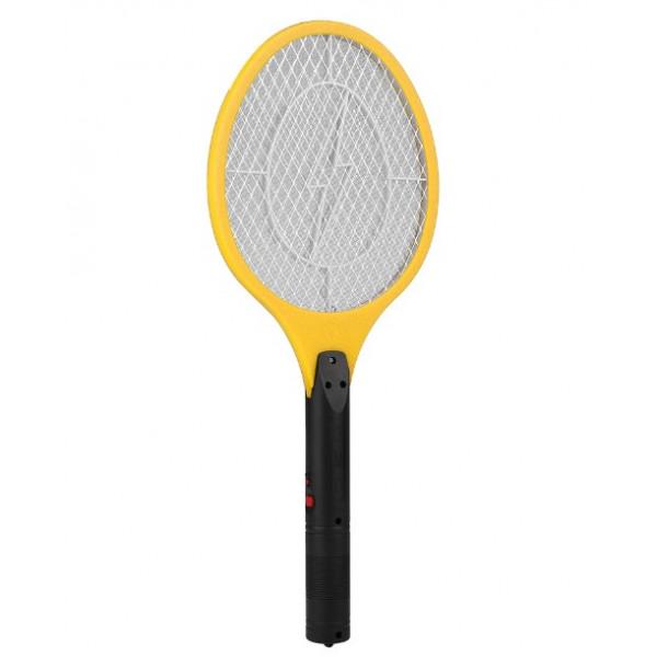 Электромухобойка Rechargeable Mosquito-hitting Swatter на аккумуляторе Желтый (8701/1) - фото 8