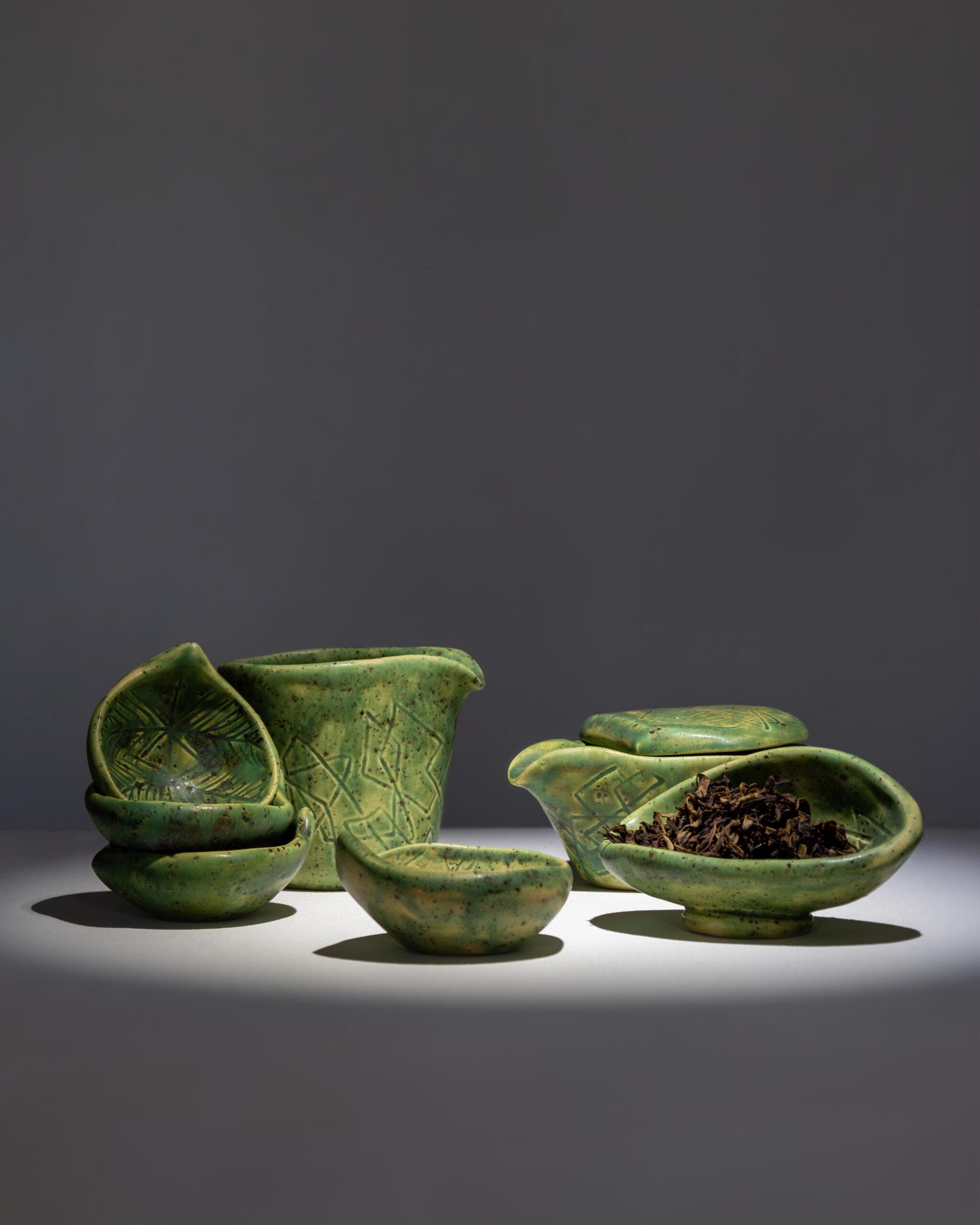 Набор для чайной церемонии Эльфийский полный ручной работы (TS-08) - фото 4 Набор для чайной церемонии Эльфийский полный ручной работы (TS-08) - фото 4