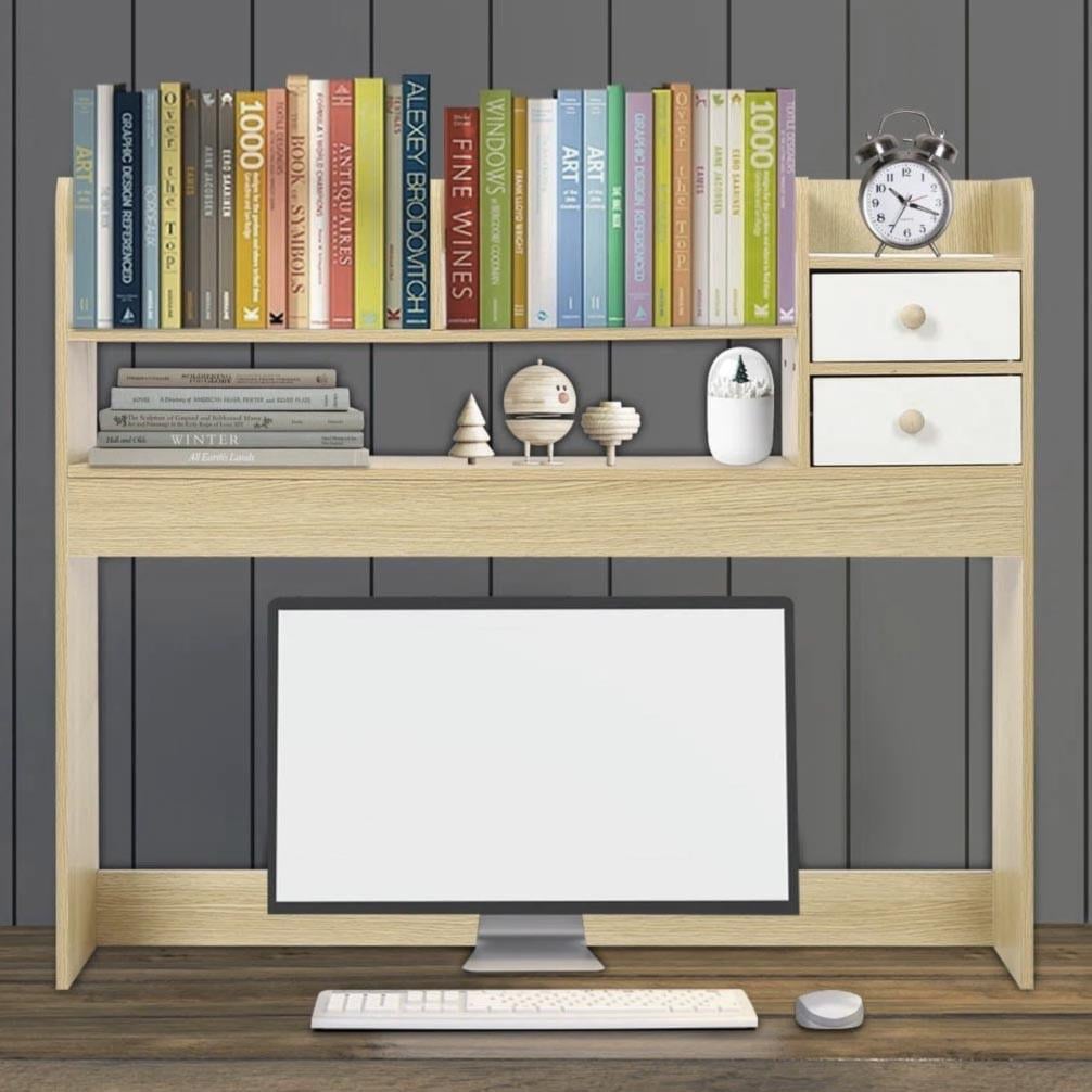 Полка-надстройка настольная из дерева Лианора бланже (АКД-002701)