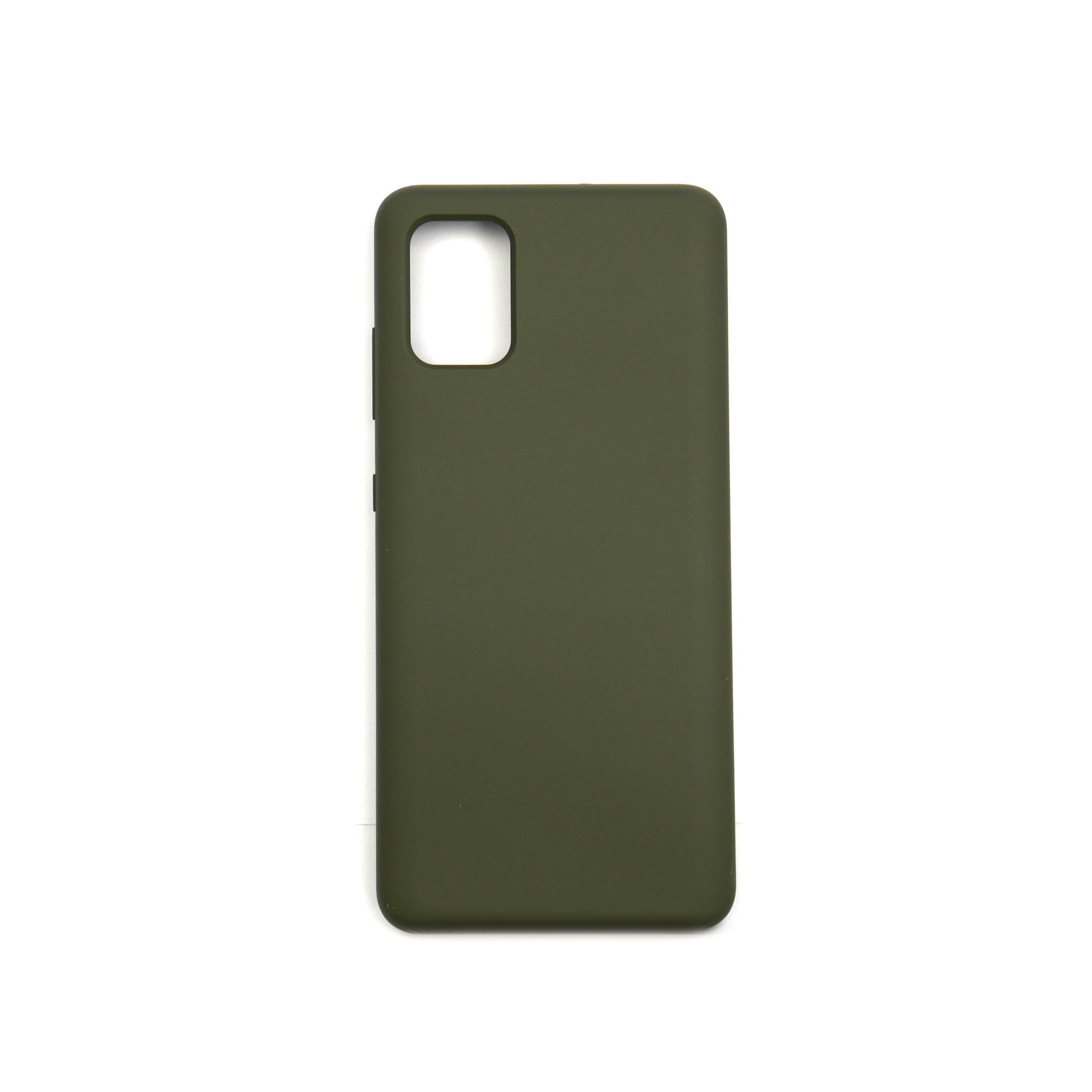 Чехол Jelly Silicone Case Samsung A51 Deep Olive (41)