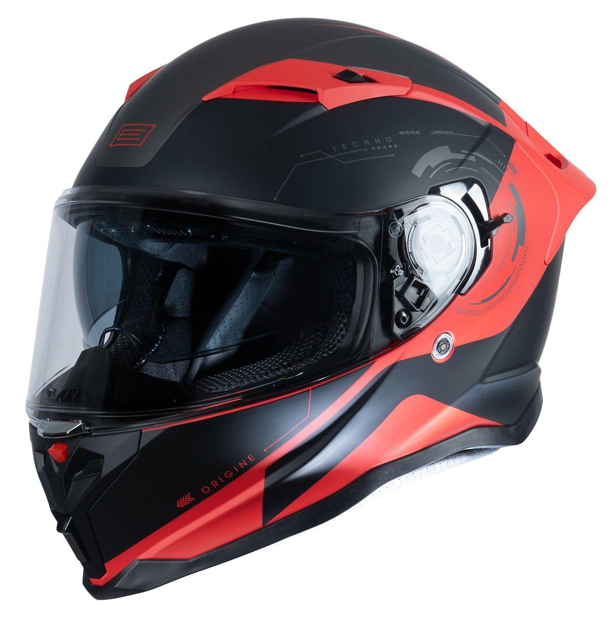 Мотошлем Origine Force Techno S Black/Red Matt (32060) Мотошлем Origine Force Techno S Black/Red Matt (32060)
