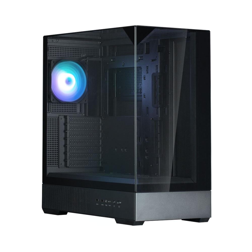 Корпус для компьютера Zalman P40 Prism Mid Tower mini-ITX/mini-ATX no PSU Черный (P40PRISMBLACK)