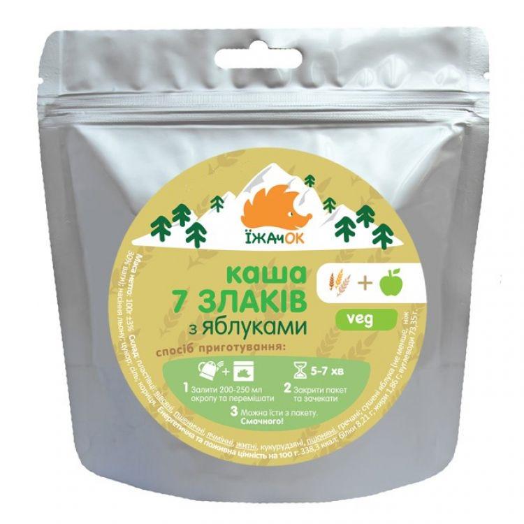 Сушеные продукты Їжачок Каша 7 злаков с яблоками