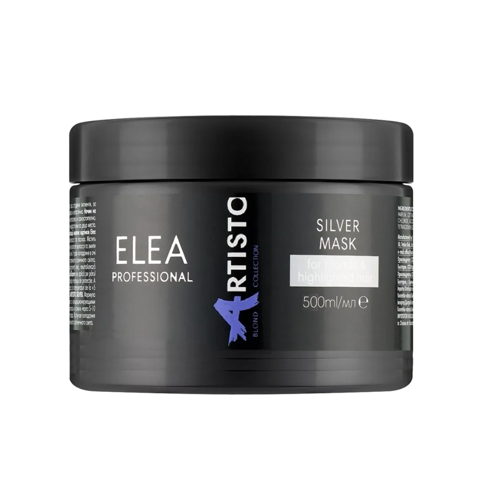 Маска тонуюча срібляста Elea Professional Artisto Silver Mask 500 мл (00048)