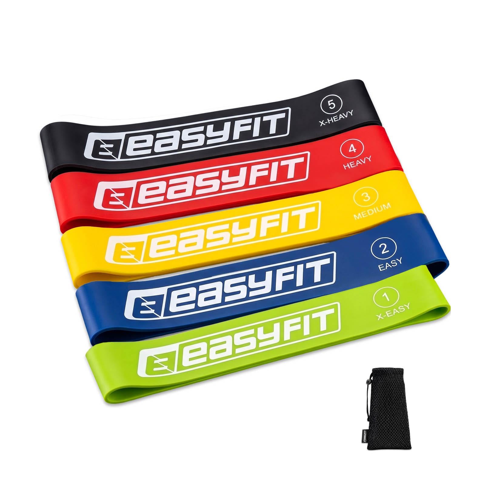 Резинки для фитнеса EasyFit набор 5 шт. (EF5RZ) Резинки для фитнеса EasyFit набор 5 шт. (EF5RZ)