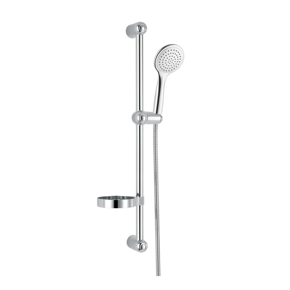 Душевой комплект Q-tap 005 QT005 со штангой Хром (110898)