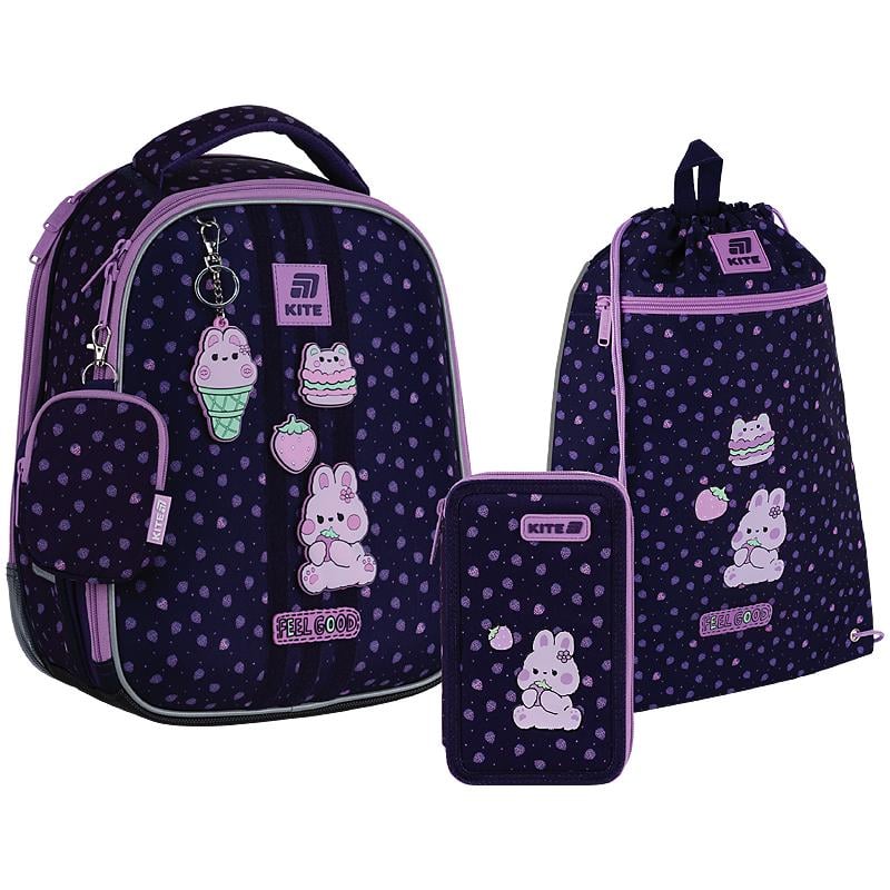 Шкільний рюкзак KITE SET K25-555S-8 Feel Good з пеналом та сумкою для взуття (995178)