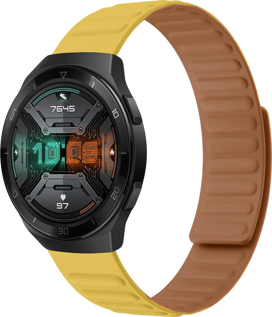 Ремешок Magneter для Huawei Watch GT2e 46 мм Yellow (26639-0A)