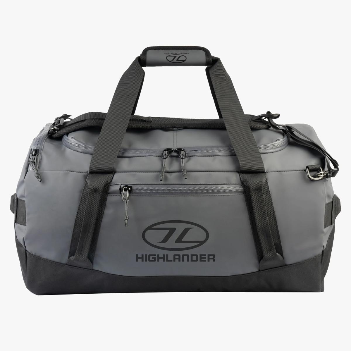 Сумка дорожная водозащитная Highlander Hauler Duffel 65 л Dark Grey (931643)