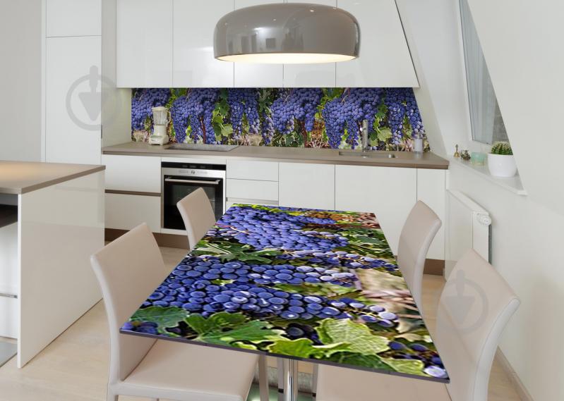 Наклейка 3Д виниловая на стол Zatarga «Насыщенные грозди» 600х1200 мм (Z182524st) Наклейка 3Д виниловая на стол Zatarga «Насыщенные грозди» 600х1200 мм (Z182524st)