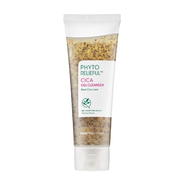 Гель для вмивання з екстрактом центелли THANK YOU FARMER Phyto Relieful Cica Gel Cleanser 120 мл