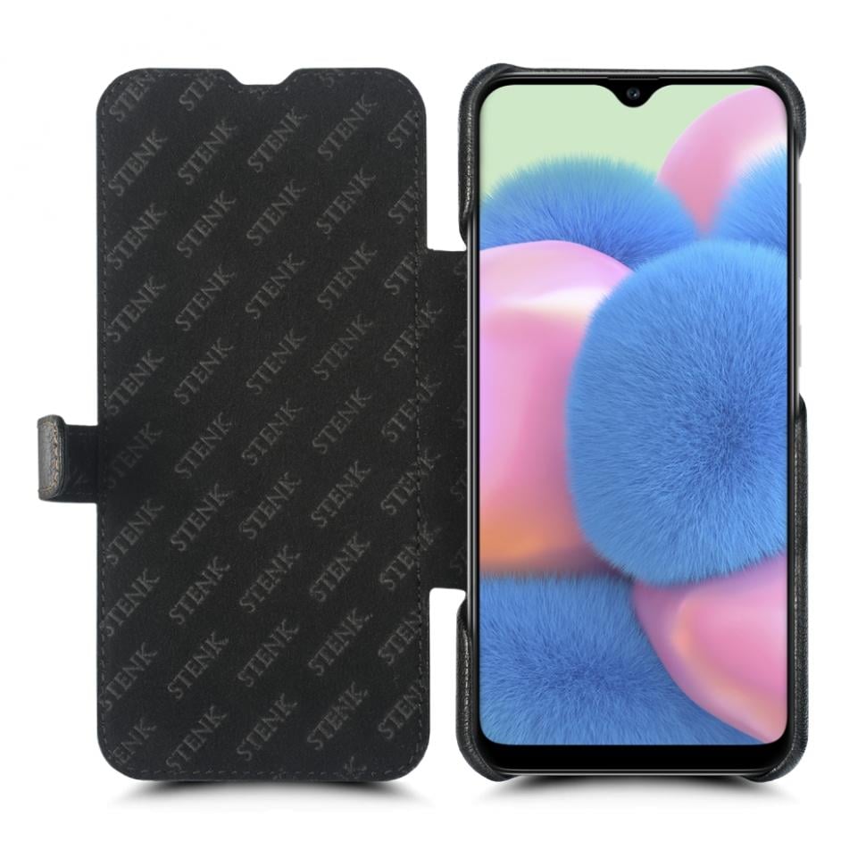 Чехол книжка Stenk Premium для Samsung Galaxy A30s Черный (64255)