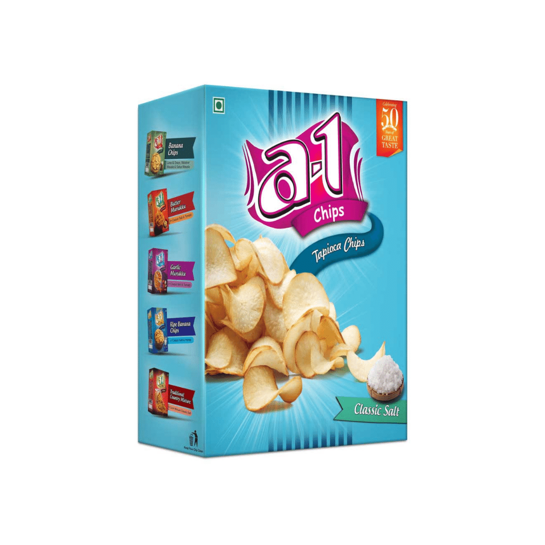 Чипсы из тапиока A-1 классические с солью 160 г