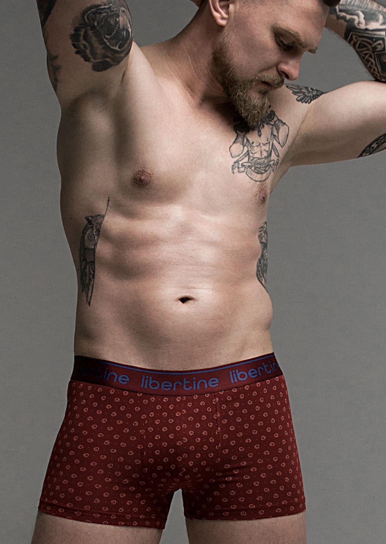 Трусы мужские Libertine 16742 №1122 XXL Бордовый (4821122167426)