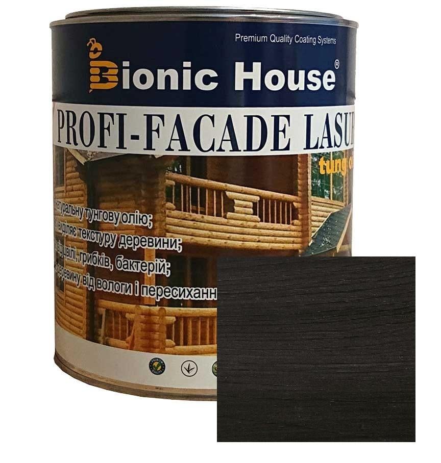 Фасадна фарба-просочення для дерева Bionic House з тунговою олією 2,8 л Чорний (18815198) - фото 1 Фасадна фарба-просочення для дерева Bionic House з тунговою олією 2,8 л Чорний (18815198) - фото 1