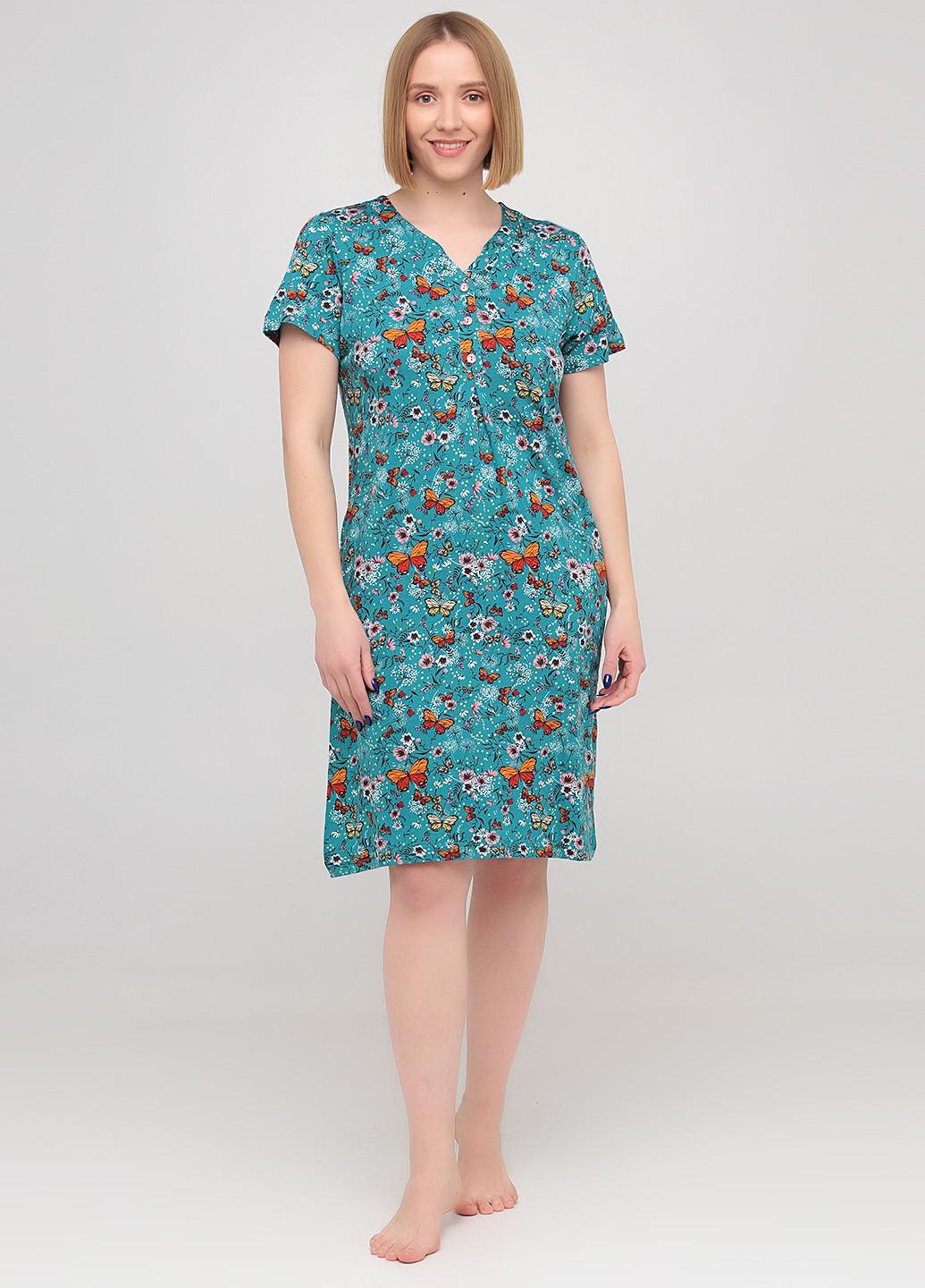 Сукня домашня жіноча Wild Love 2XL Зелений (82847)
