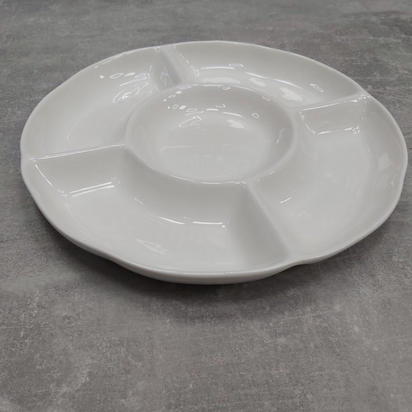 Менажниця Helios 2609 34,8 см порцелянова кругла (2050182255) - фото 2 Менажниця Helios 2609 34,8 см порцелянова кругла (2050182255) - фото 2