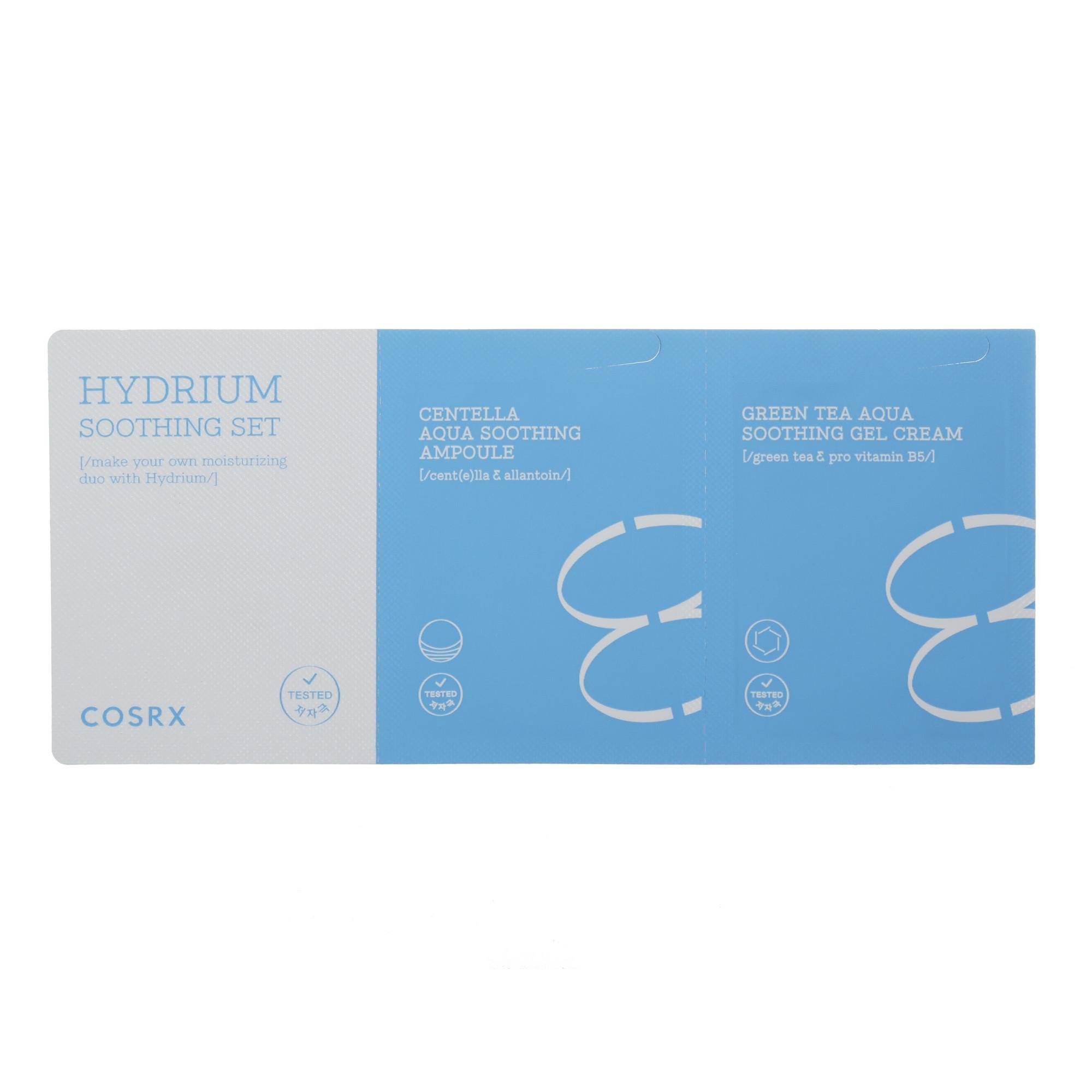 Успокаивающий набор пробников COSRX Hydrium Soothing Set Sachet 1 шт