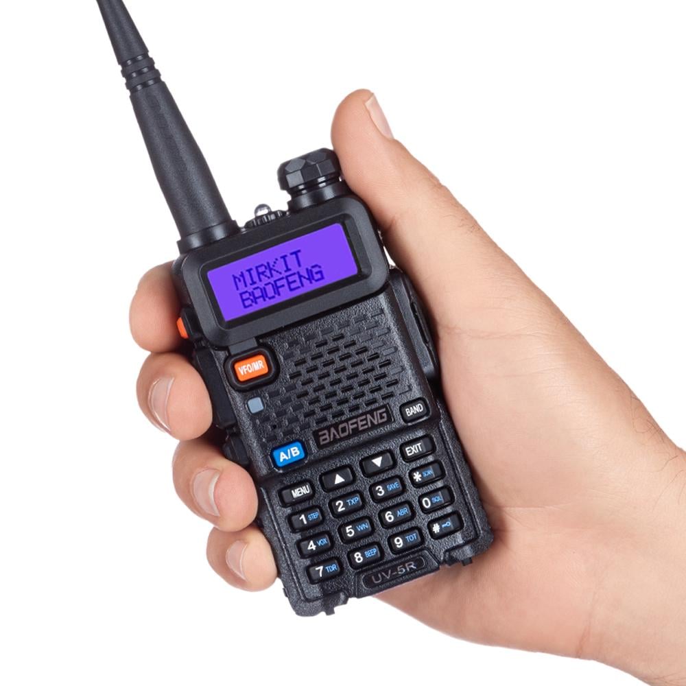 Рація Baofeng UV-5R 8W та гарнітура Чорний (6849) - фото 2