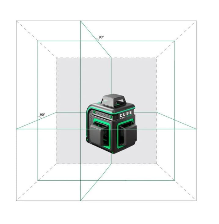 Нивелир лазерный линейный ADA Cube 3-360 Ultimate edition Green (A00569) - фото 4