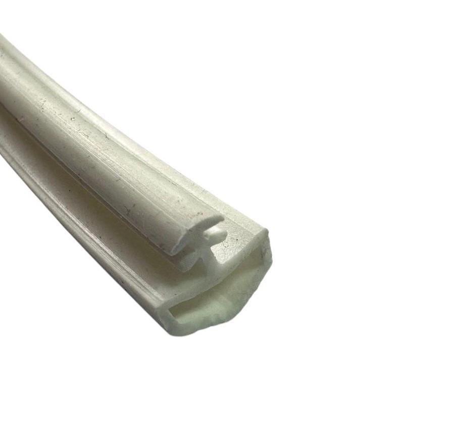 Ущільнювач для міжкімнатних дерев'яних дверей будиночок 10 мм Білий (арт. 598)