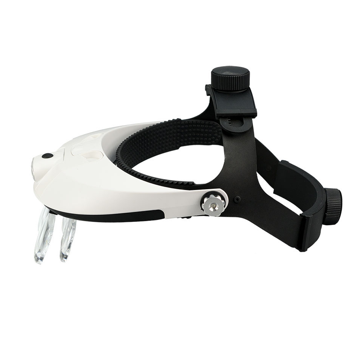 Лупа-очки бинокулярная налобная MG81001-H с 2LED 5 линз 1X/1,5X/2X/2,5X/3,5X - 3Х/4Х/4,5X/5X/5,5Х/6Х White/Black (160422) - фото 6 Лупа-очки бинокулярная налобная MG81001-H с 2LED 5 линз 1X/1,5X/2X/2,5X/3,5X - 3Х/4Х/4,5X/5X/5,5Х/6Х White/Black (160422) - фото 6