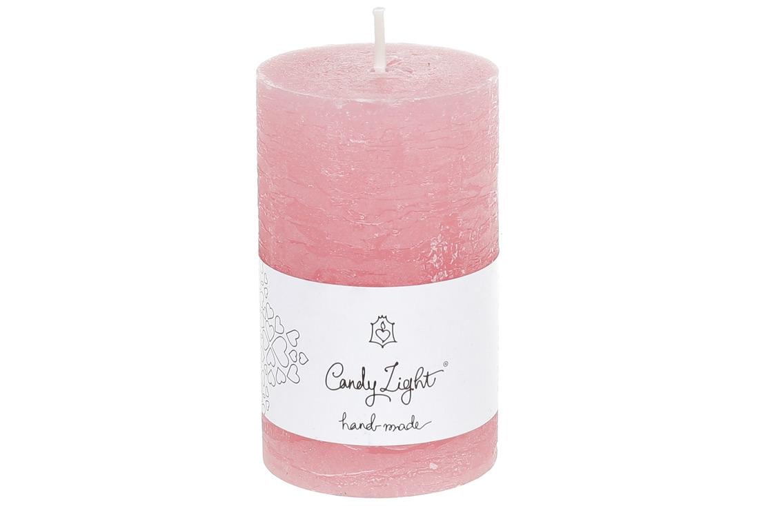 Свеча цилиндрическая BonaDi 10 см Розовый (C06_10_1-2.2)