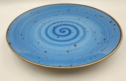 Тарелка OMS Tulu Spiral 26 см Синий (TULU-SPIRAL#BLUE-26)