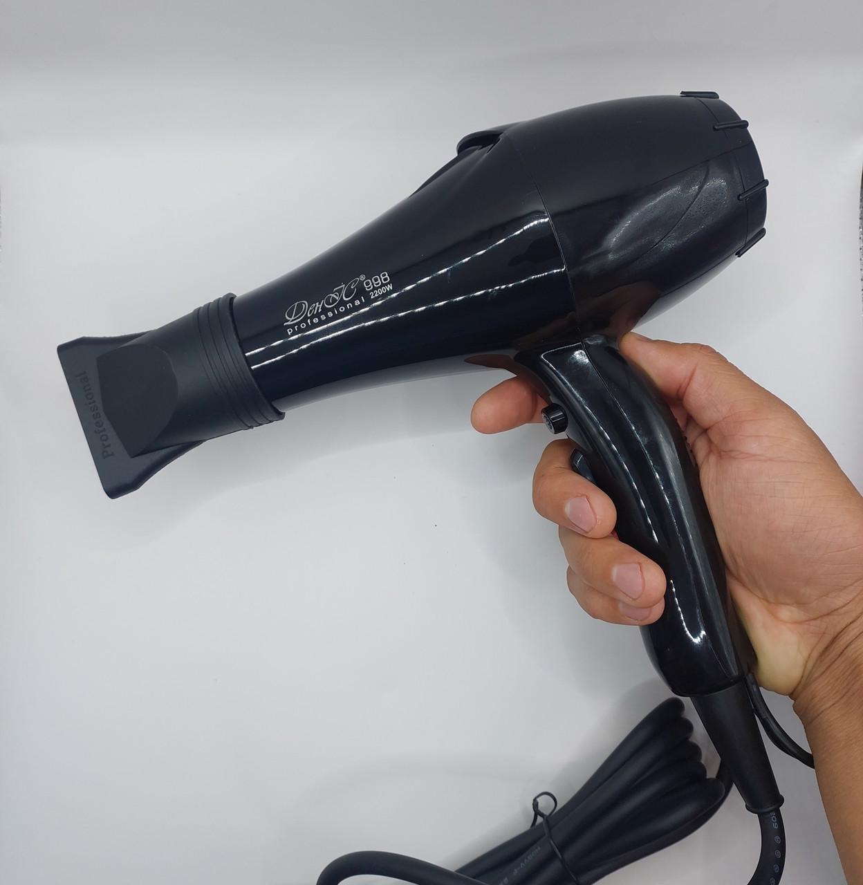 Фен професійний ДенІС professional 998 ION з 2-ма насадками 2200 Вт (1453070624) - фото 3 Фен професійний ДенІС professional 998 ION з 2-ма насадками 2200 Вт (1453070624) - фото 3
