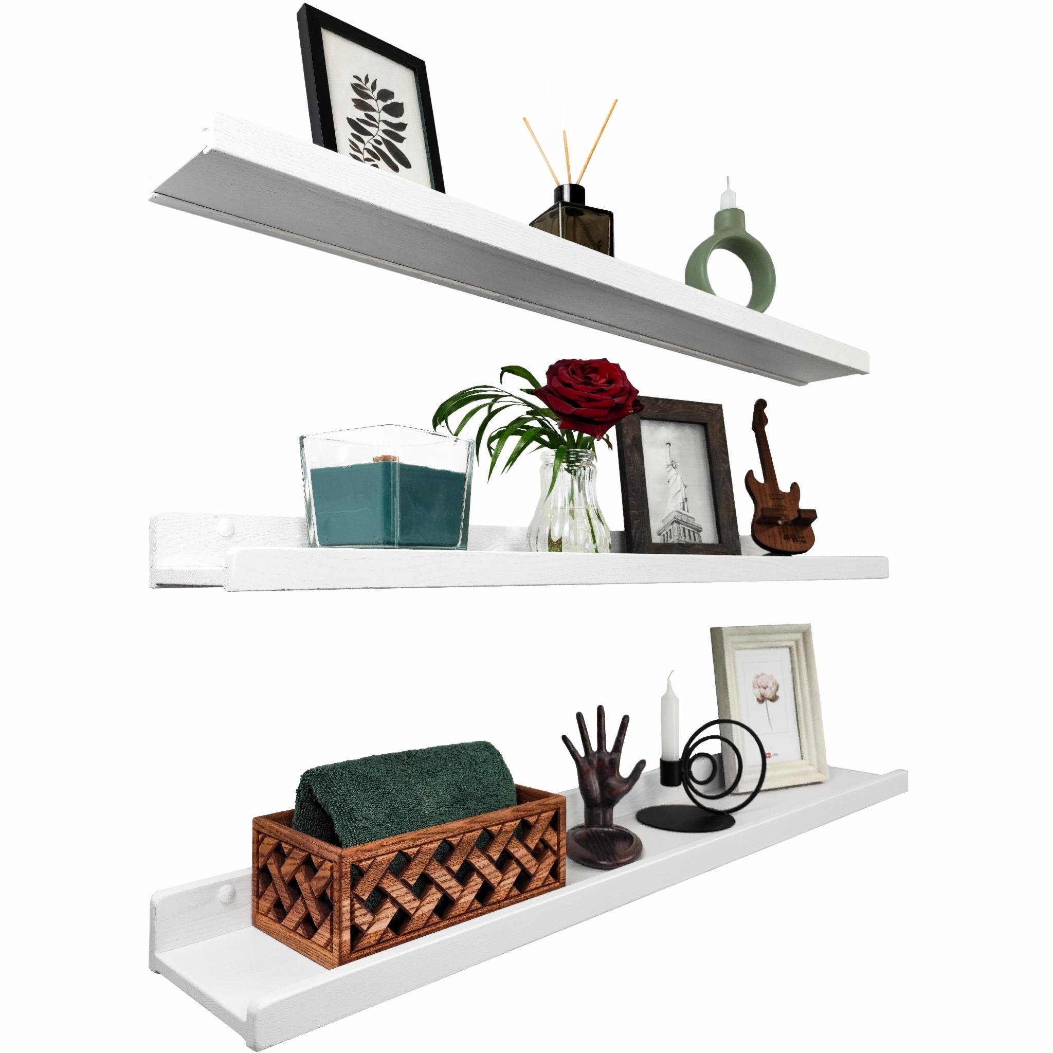 Полки навесные Set-3 U-форма 90х10/12,8/15,5х5,6 см Белый (1000779) - фото 4 Полки навесные Set-3 U-форма 90х10/12,8/15,5х5,6 см Белый (1000779) - фото 4