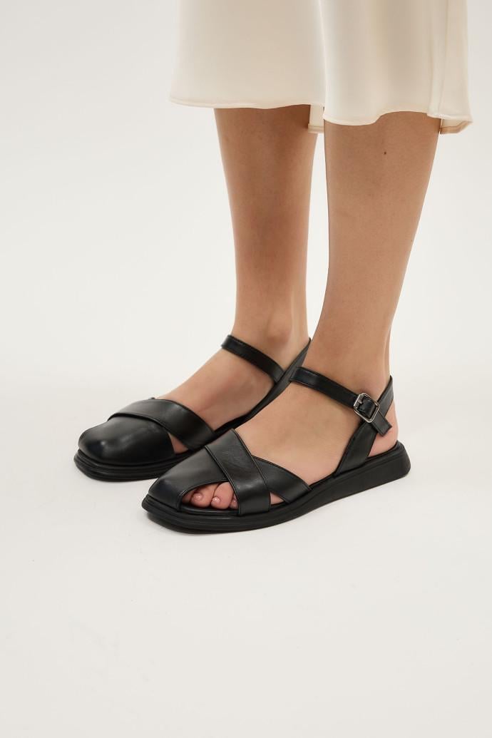 Сандалії жіночі Fabio Monelli на платформі р. 36 Чорний (186924)