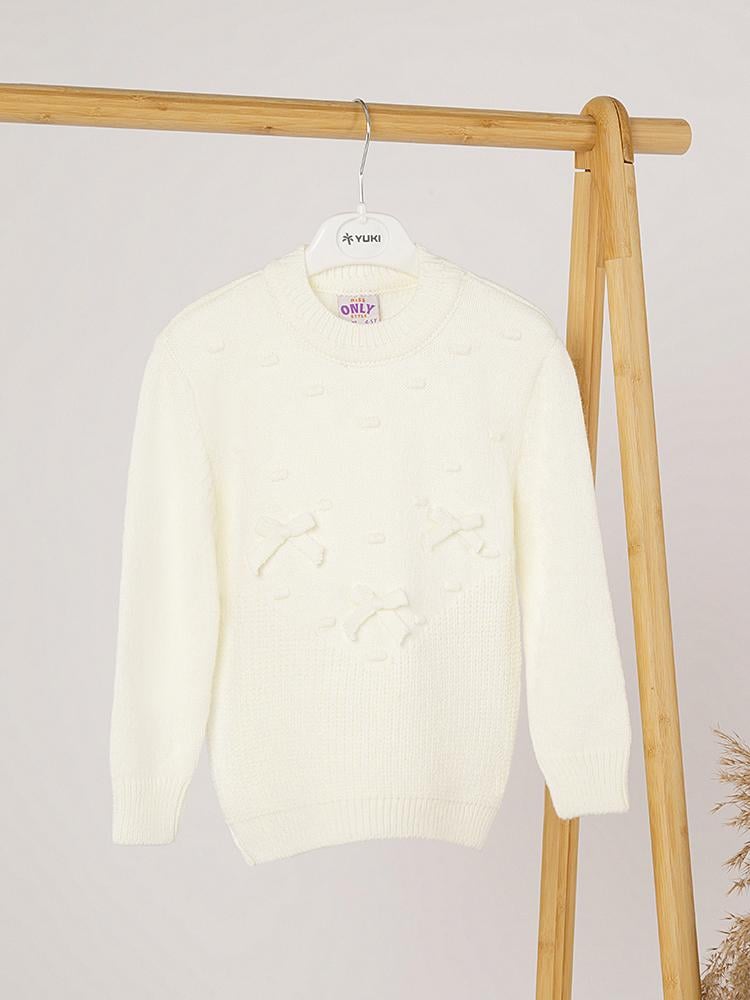 Джемпер для девочки ЦБ-00229431 110 см Молочный (28576002)