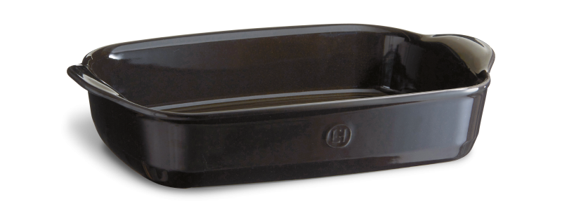 Форма для запекания прямоугольная Emile Henry Ovenware 36,5х23,5 см Чорний (799652)
