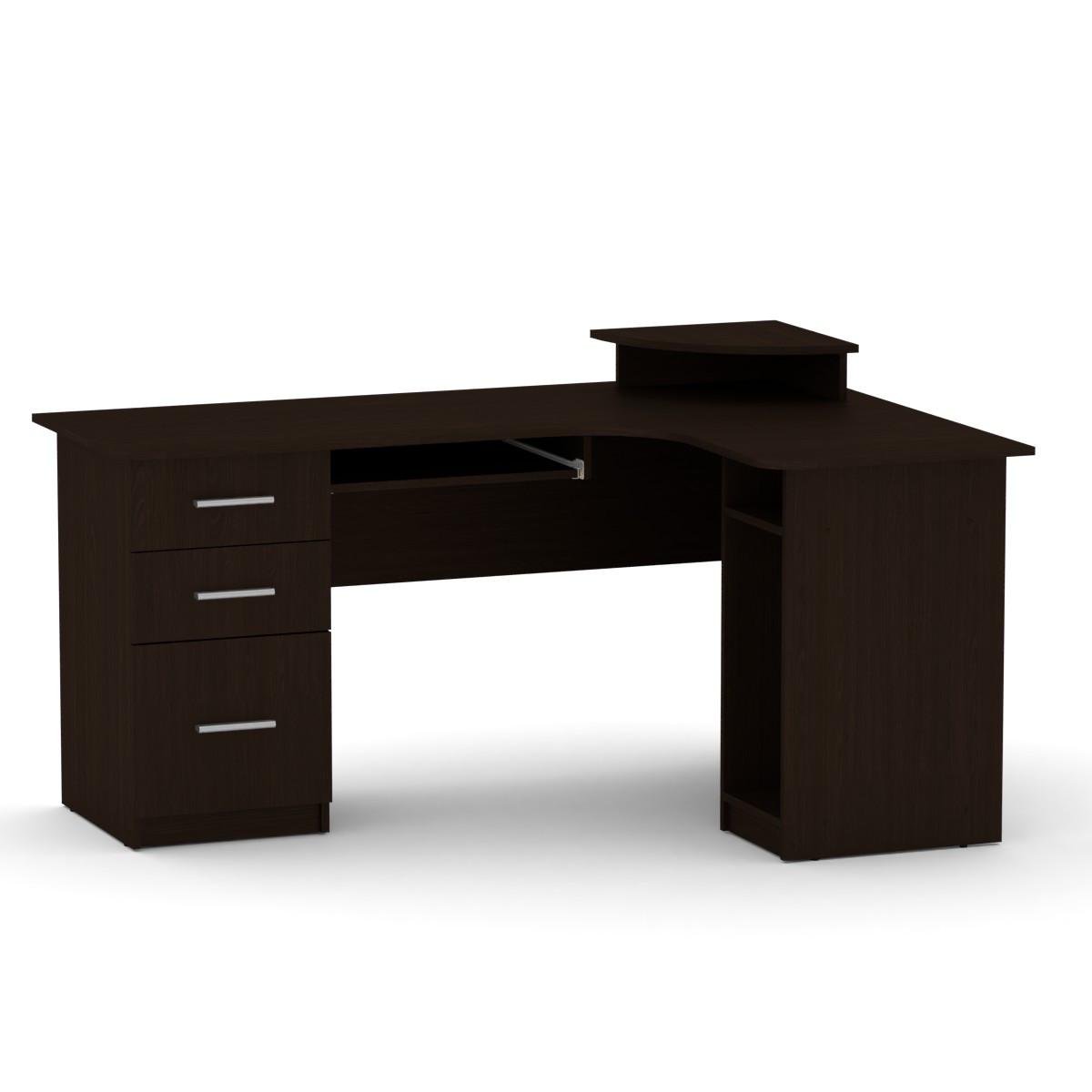 Стіл письмовий кутовий Компаніт СУ-3 160х110х87 см Яблуня (23160760) - фото 4