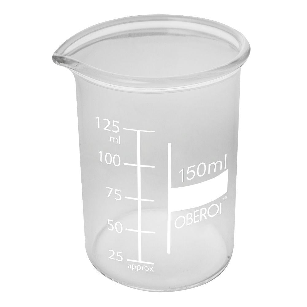 Стакан с носиком и шкалой стеклянный 150 мл (12533)