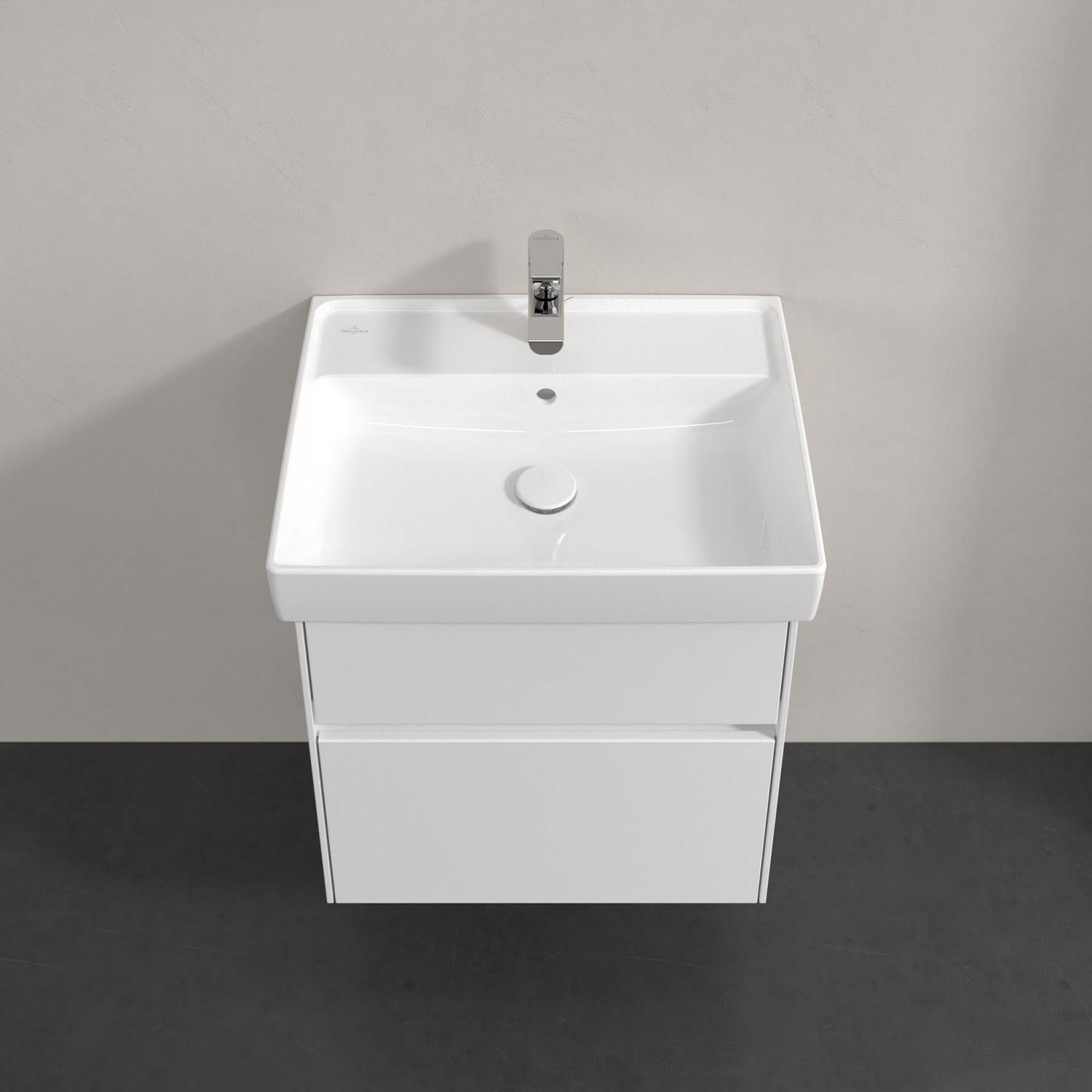 Тумба під умивальник підвісна Villeroy&Boch Collaro C00800DH 55,4x54,6x44,4 см Білий (113190) - фото 4