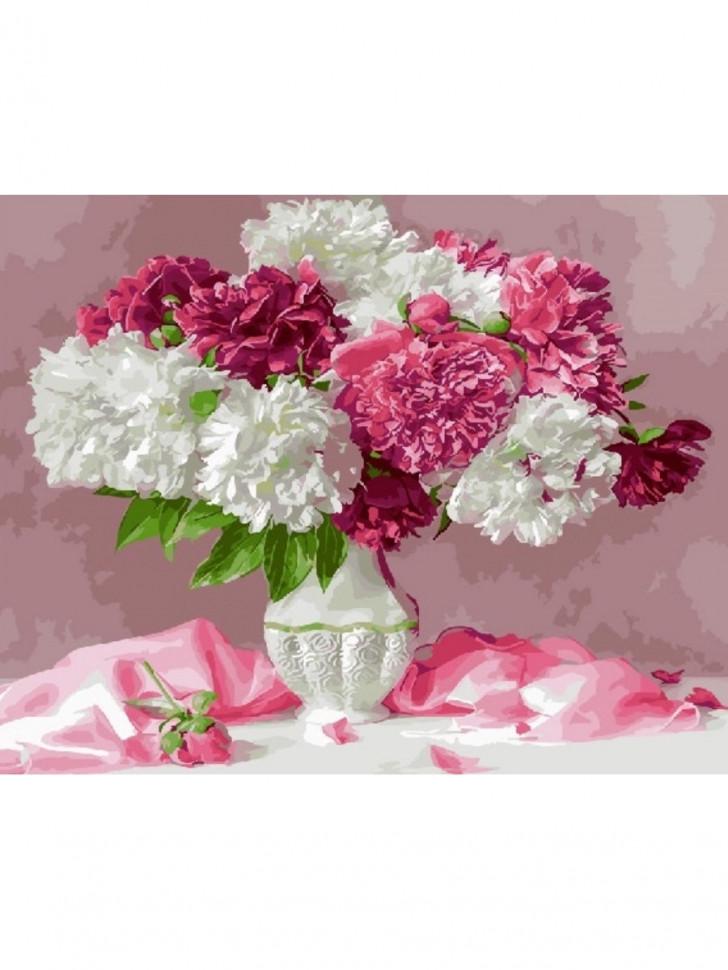Картина по номерам Brushme Пинк пионы (GX25127