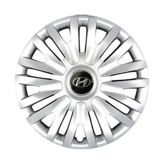 Автомобильные колпаки SKS 412 R16 с логотипом Hyundai 4 шт. Серебристый