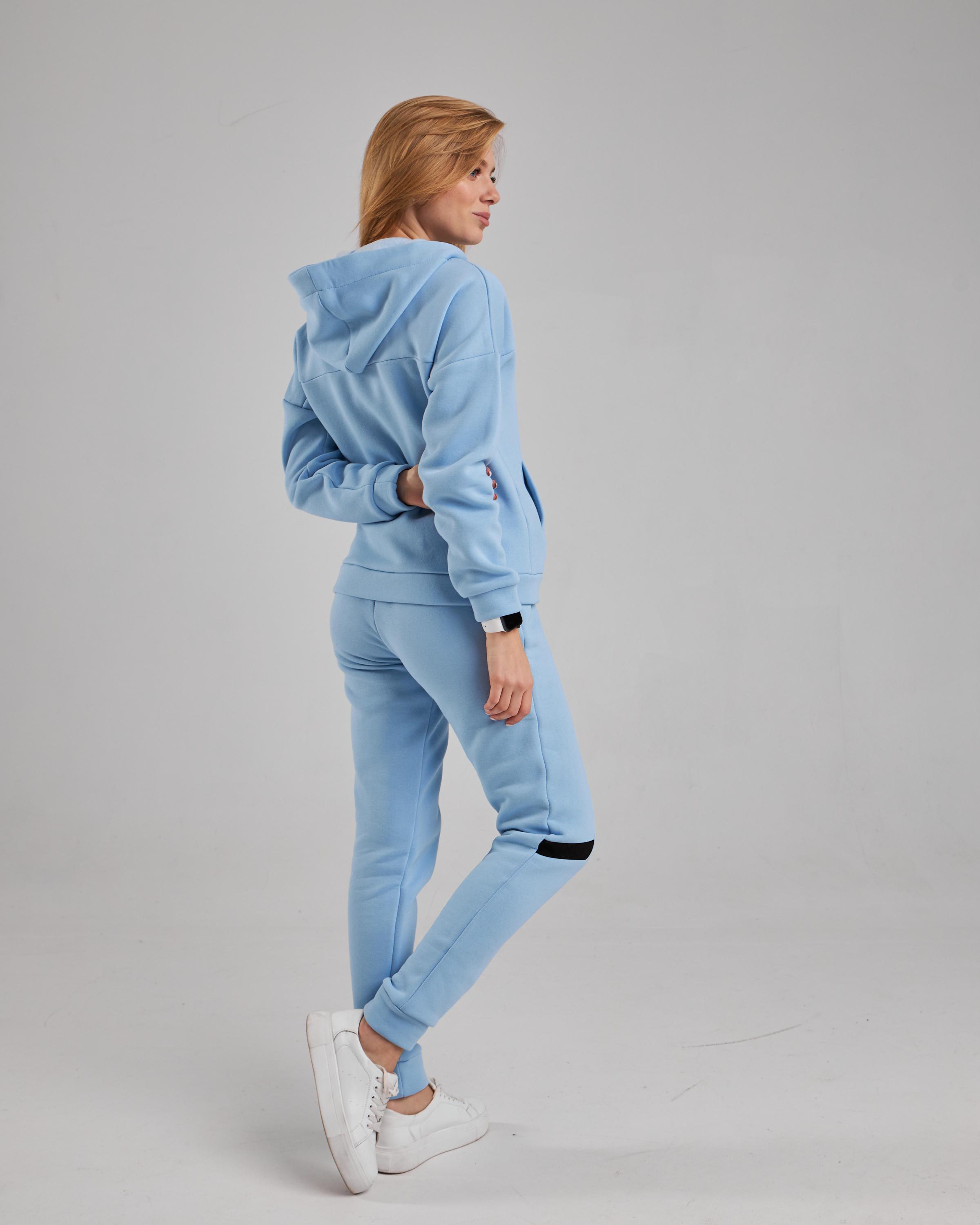 Спортивный костюм женский р. 46-48 Голубой (14605730) - фото 3 Спортивный костюм женский р. 46-48 Голубой (14605730) - фото 3