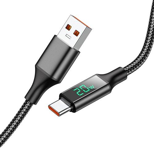 Кабель Borofone BU32 USB Type-C 5 A 1,2 м Black (d9ad71a4)