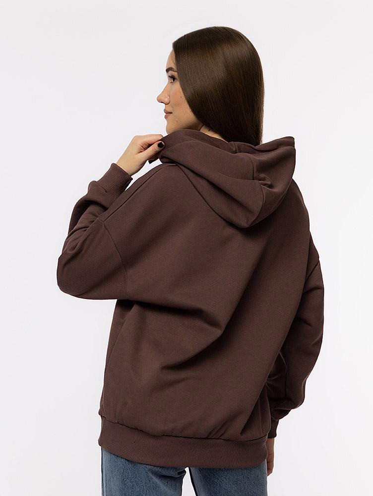 Худі жіноче оверсайз ЦБ-00214147 р. 42 Капучино (SKT000895763) - фото 3