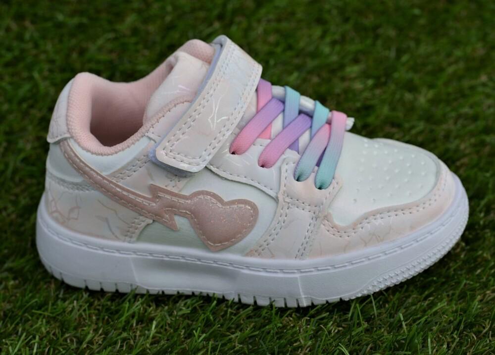 Кроссовки детские Jong Golf для девочки р. 30 Бежевый/Белый (11158125)